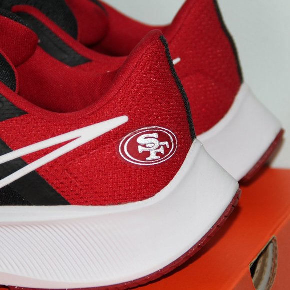Nike Air Zoom Pegasus 38 San Francisco 49ers Football Mens 14 - Picture 7 of 9